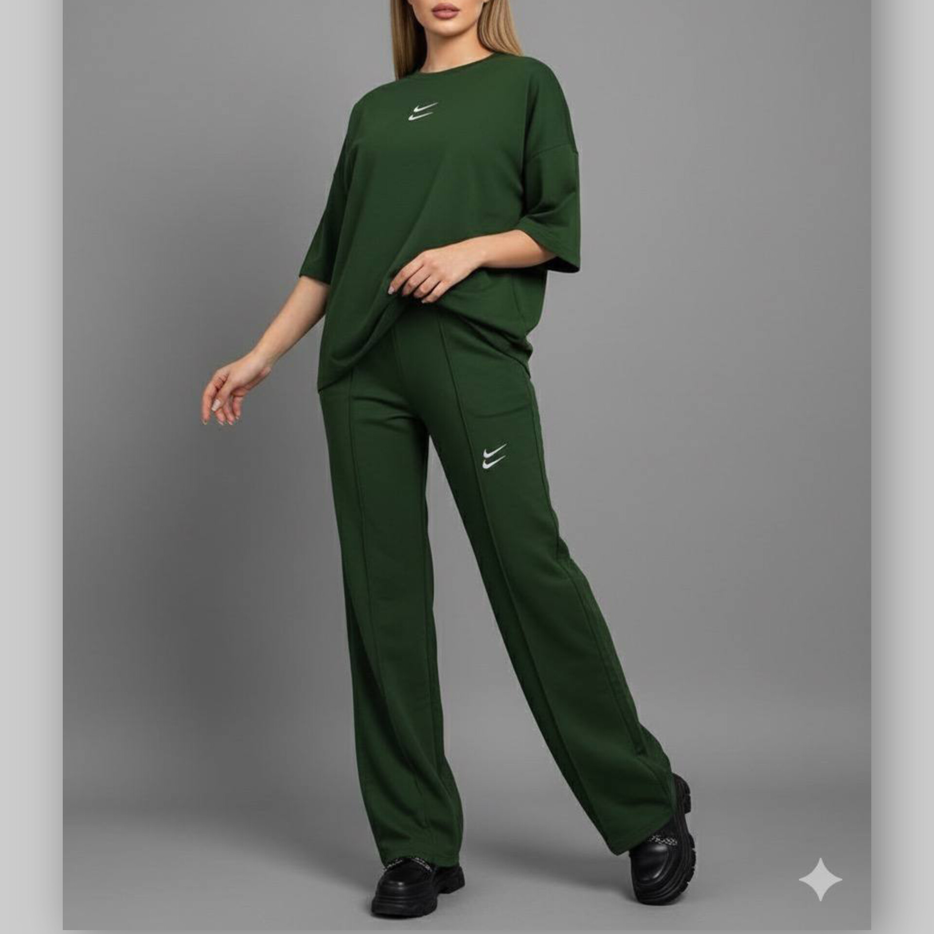 ست بلوز شلوار زنانه مدل خط اتو چاپ